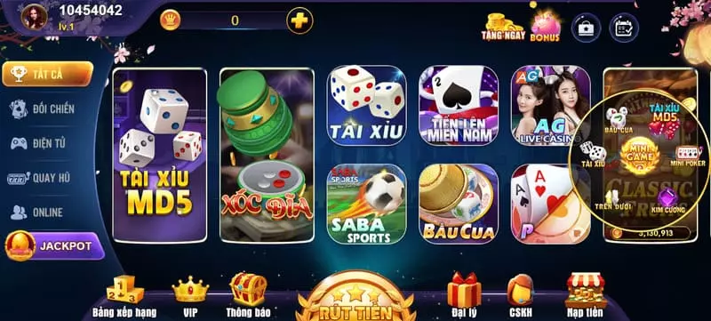 Minigame với nhiều trò chơi cực hấp dẫn